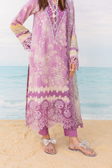 Gardenia By Nureh Unstitched 3 Piece Printed & Emb Lawn Suit-NS-134