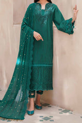 Dhoop Kinaray Bazaar Series By Nureh Unstitched 3 Piece Emb Lawn Suit-NS-135