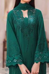 Dhoop Kinaray Bazaar Series By Nureh Unstitched 3 Piece Emb Lawn Suit-NS-135