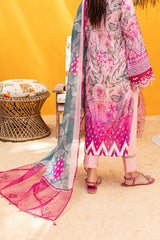 Gardenia By Nureh Unstitched 3 Piece Printed & Emb Lawn Suit-NS-135