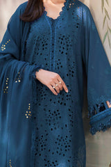 Dhoop Kinaray Bazaar Series By Nureh Unstitched 3 Piece Emb Lawn Suit-NS-137
