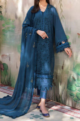 Dhoop Kinaray Bazaar Series By Nureh Unstitched 3 Piece Emb Lawn Suit-NS-137