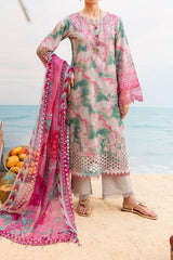 Gardenia By Nureh Unstitched 3 Piece Printed & Emb Lawn Suit-NS-137
