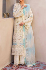 Dhoop Kinaray Bazaar Series By Nureh Unstitched 3 Piece Emb Lawn Suit-NS-140