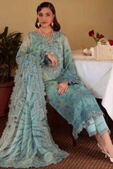 Maya By Nureh Unstitched 3 Piece Emb And Printed Swiss Lawn Suit-NS-160