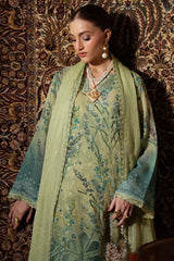 Maya By Nureh Unstitched 3 Piece Emb And Printed Swiss Lawn Suit-NS-161