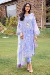 Gardenia by Nureh Unstitched Embroidered Lawn Suit-NSG-102