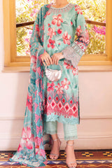 Gardenia by Nureh Unstitched 3 Piece Lawn Suit-NSG-115