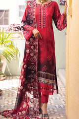 Gardenia by Nureh Unstitched 3 Piece Lawn Suit-NSG-120