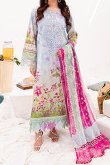 Gardenia by Nureh Unstitched 3 Piece Emb Printed Lawn Suit-NSG-141