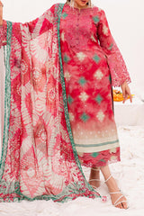 Gardenia by Nureh Unstitched 3 Piece Emb Printed Lawn Suit-NSG-142
