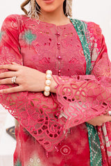 Gardenia by Nureh Unstitched 3 Piece Emb Printed Lawn Suit-NSG-142