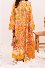 Gardenia by Nureh Unstitched 3 Piece Emb Printed Lawn Suit-NSG-143
