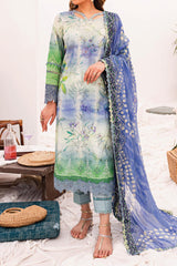 Gardenia by Nureh Unstitched 3 Piece Emb Printed Lawn Suit-NSG-147