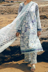 Gardenia By Nureh Unstitched 3 Piece Emb Chikankari Suit-NSG-151