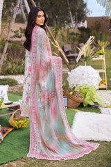 Gardenia by Nureh Unstitched Embroidered Lawn Suit-NSG-95