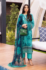 Gardenia by Nureh Unstitched Embroidered Lawn Suit-NSG-96