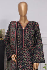Bin Saeed Exclusive Printed Lawn With Farshi Shalwar Vol-03 Collection'2025-NSM-2146-Black