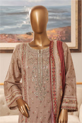 Bin Saeed Stitched 3 Piece Exclusive Chikankari Vol-07 Suit-NSM-2283-Skin
