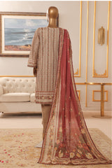Bin Saeed Stitched 3 Piece Exclusive Chikankari Vol-07 Suit-NSM-2283-Skin