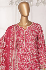 Bin Saeed Stitched 3 Piece Exc Printed Lawn Vol-03 Drop-02 Suit-NSM-2310-Pink