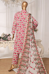 Bin Saeed Stitched 3 Piece Exc Printed Lawn Vol-03 Drop-02 Suit-NSM-2311-Multi