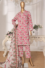 Bin Saeed Stitched 3 Piece Exc Printed Lawn Vol-03 Drop-02 Suit-NSM-2311-Multi