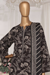 Bin Saeed Stitched 3 Piece Exc Printed Lawn Vol-03 Drop-02 Suit-NSM-2320-Black
