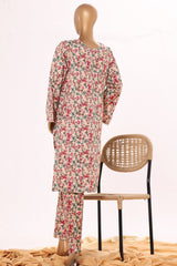 Bin Saeed Stitched 2 Piece Exclusive Printed Cotton Suit-NSM-2500-Skin