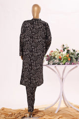 Bin Saeed Stitched 2 Piece Exclusive Printed Cotton Suit-NSM-2501-Black
