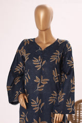 Bin Saeed Stitched 2 Piece Exclusive Printed Cotton Suit-NSM-2503-Black