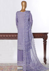 Bin Saeed Stitched 3 Piece Luxury White & White Emb Suit-NSM-2534 MOVE