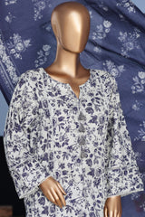 Bin Saeed Stitched 3 Piece Exclusive Emb Lawn Pintex Suit-NSM-2664 SKIN