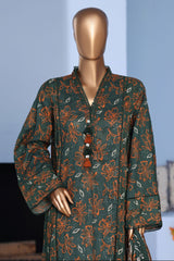 Bin Saeed Stitched 3 Piece Exclusive Emb Lawn Pintex Suit-NSM-2695 GREEN