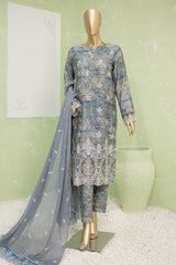 Naubahar by Hz Unstitched 3 Piece Silk Viscose Emb Suit-NVE-22
