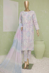 Naubahar by Hz Unstitched 3 Piece Silk Viscose Emb Suit-NVE-25-A