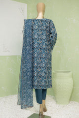Naubahar by Hz Unstitched 3 Piece Silk Viscose Emb Suit-NVE-49-B