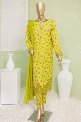 Naubahar by Hz Unstitched 3 Piece Silk Viscose Emb Suit-NVE-51