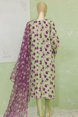 Naubahar by Hz Unstitched 3 Piece Silk Viscose Emb Suit-NVE-60