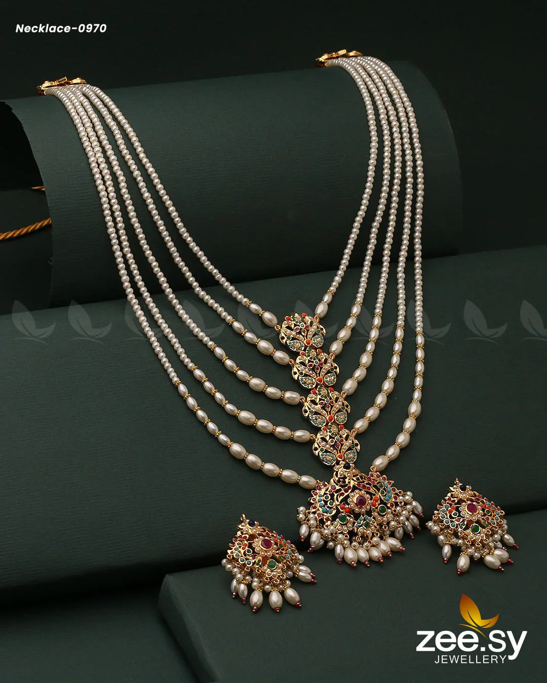 MALLA NECKLACE-0970 Multi - Zeesy Jewellery