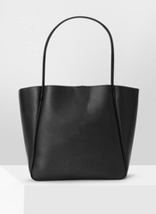 Fineur Pyramid Black Tote Bag Premium leather ladies purse for office and university Pakistan