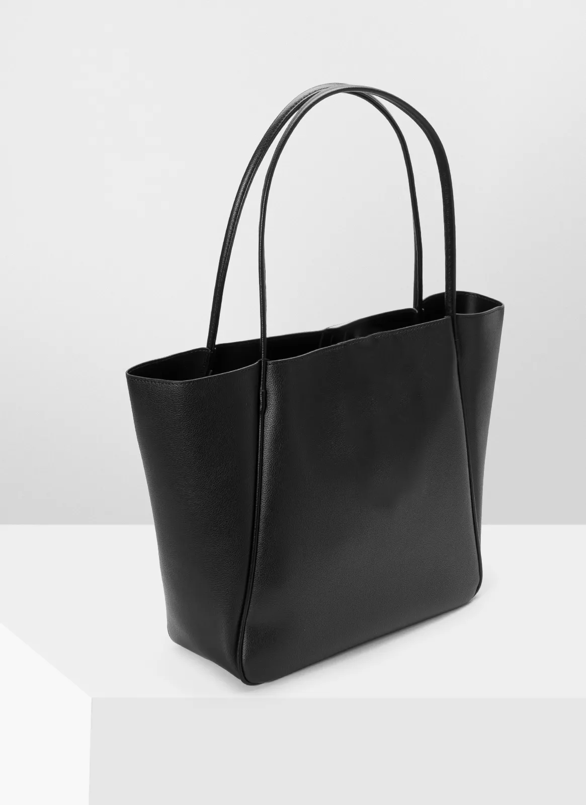 Fineur Pyramid Black Tote Bag Premium leather ladies purse for office and university Pakistan
