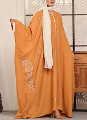 Hijab Ul Hareem Jilbab Front Open Abaya Amber JILBAB-KR-753