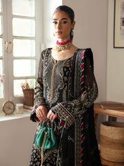 Gulaal Unstitched 3 Piece Emb Chiffon Vol-01 Collection'2023-Noir GL-EC-23V1-06