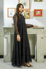 MeBae Stitched Frock Collection-Noir Tiered Frock