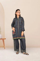 Qurb Stitched 2 Piece Summer Collection'2025-Noir