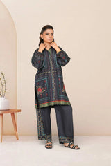 Qurb Stitched 2 Piece Summer Collection'2025-Noir