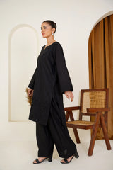 Qurb Stitched 2 Piece Summer Collection'2025-Noor-e-Siyaah
