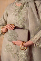 Sitara By Guzel Stitched 3 Piece Festive Formals With Hand Clutch Collection-05-Noori