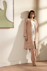 Justuju By Inara Stitched 3 Piece Winter Suit-NUR DR-06